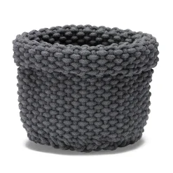 Cesta de almacenaje Rope, gris grafito