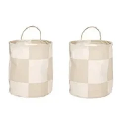 Cesta de almacenamiento Chess small 2-pack, Clay-offwhite