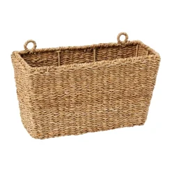 Cesta de almacenamiento colgante Esther 40x16x22 cm, Natural