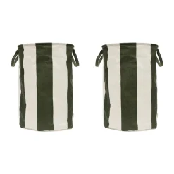 Cesta de almacenamiento Kara large Ø38x54 cm, Dark Green