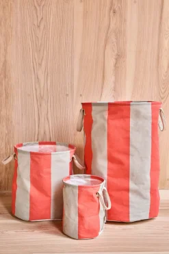 Cesta de almacenamiento Kara small Ø18x22 cm 2-pack, Cherry Red