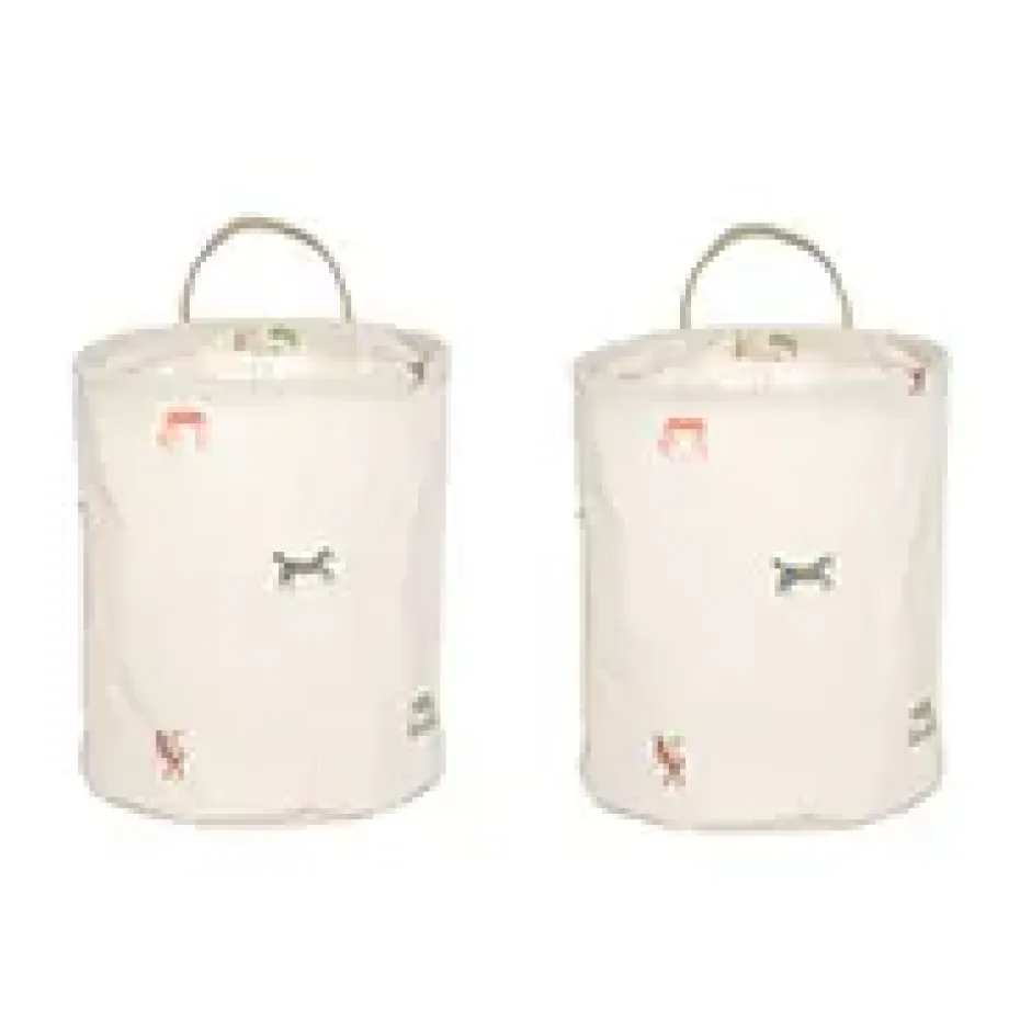 Cesta de almacenamiento Moira small Ø18x22 cm 2 piezas, Multi