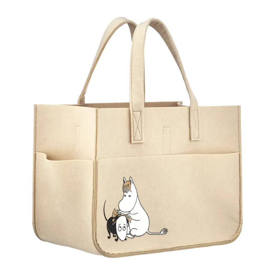 Cesta de almacenamiento Mumin pets 25x40 cm, Beige