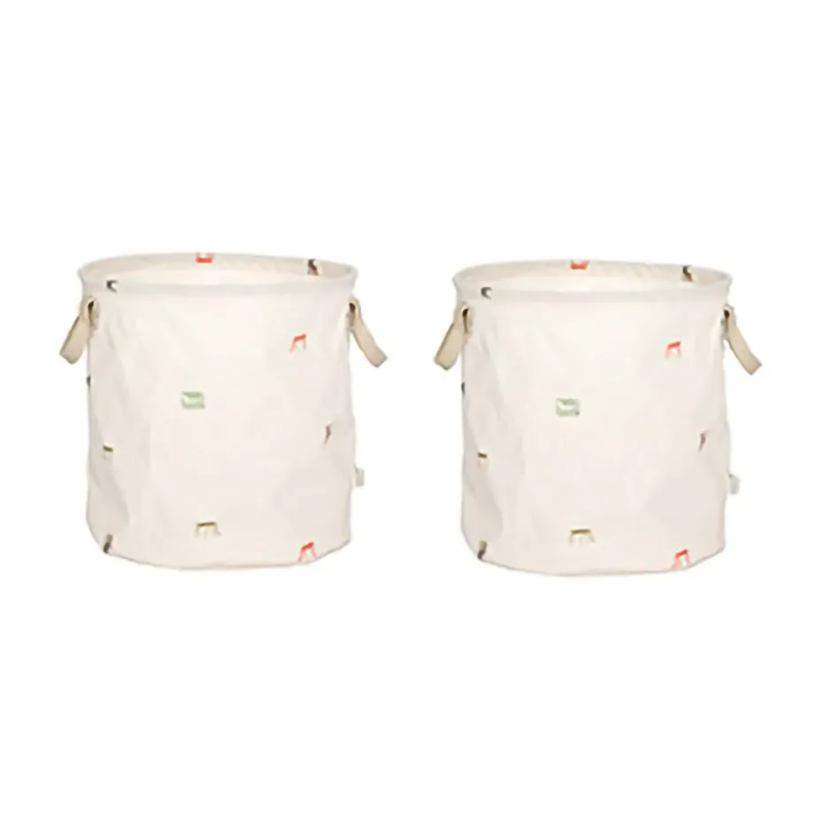 Cesta de almacenamiento Moira medium Ø32x32 cm 2 piezas., Multi