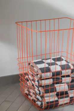 Cesta de almacenamiento Store-it con bolsa de algodón, large, Orange