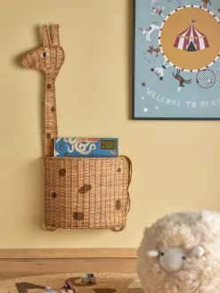 Cesta de pared Philine 90 cm, Nature giraffe