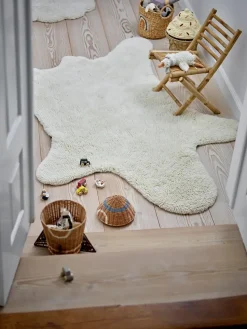 Cesta de ratán con tapa Space 31x35 cm, Natural