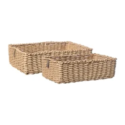 Cesta Ernst 2 piezas, Natural