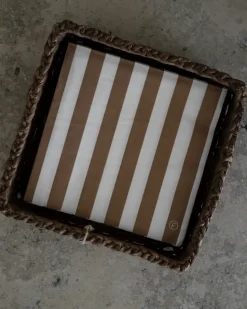 Cesta Ernst 20x20 cm, Marrón oscuro