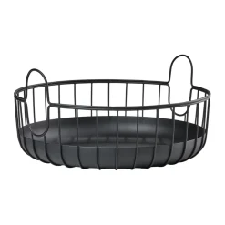 Cesta Inu Ø38x18 cm, Black