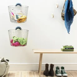 Cesta Korbo Bin 24, acero galvanizado