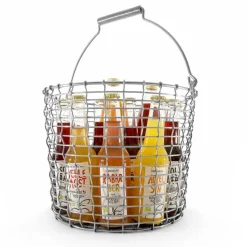 Cesta Korbo Bucket 16, acero resistente a los ácidos