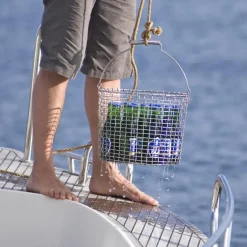 Cesta metálica Korbo Bucket 20, acero a prueba de ácidos