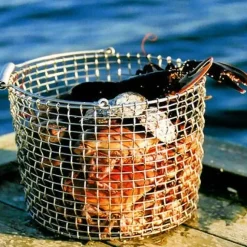 Cesta metálica Korbo Bucket 20, acero a prueba de ácidos