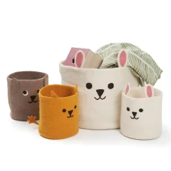 Cesta Rabbit Ø20 cm, blanco