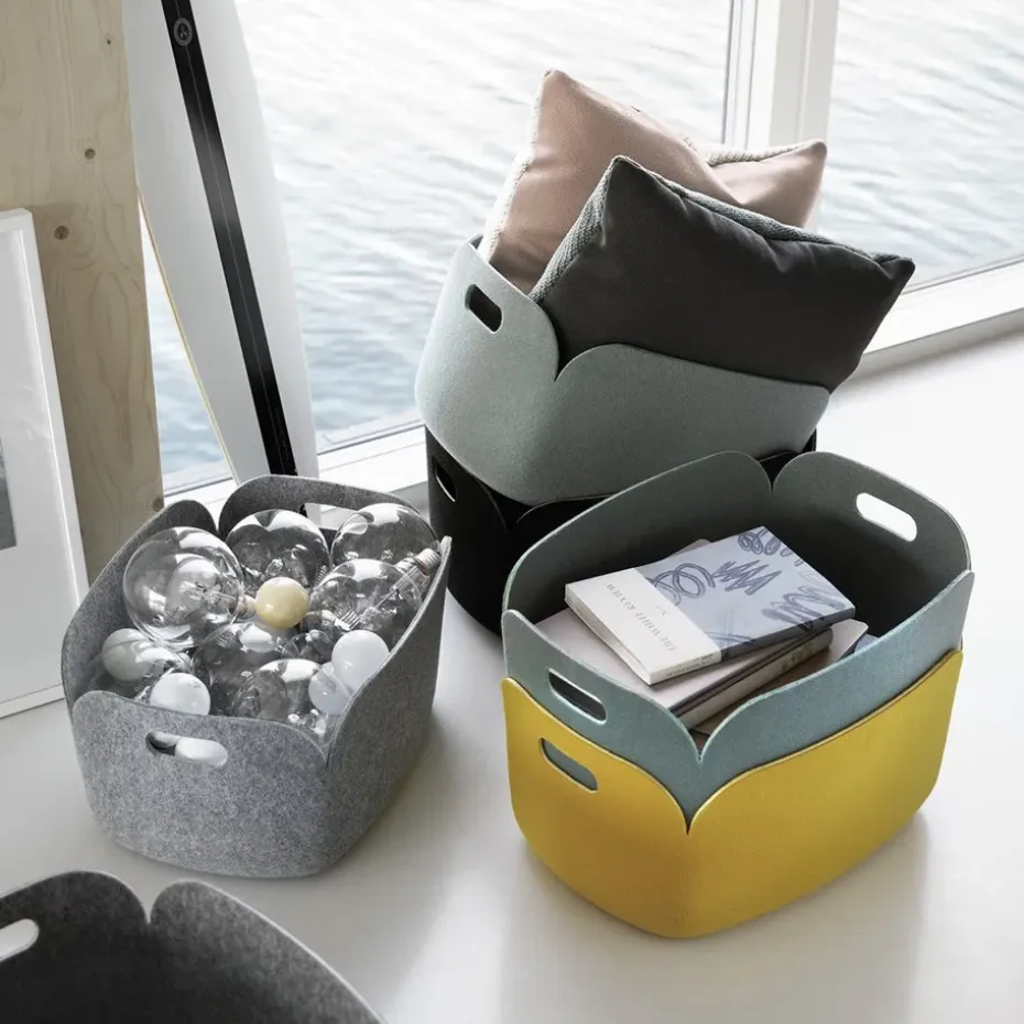 Cesta Restore, gris claro