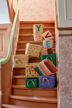 Cesta Rice rafia, Natural