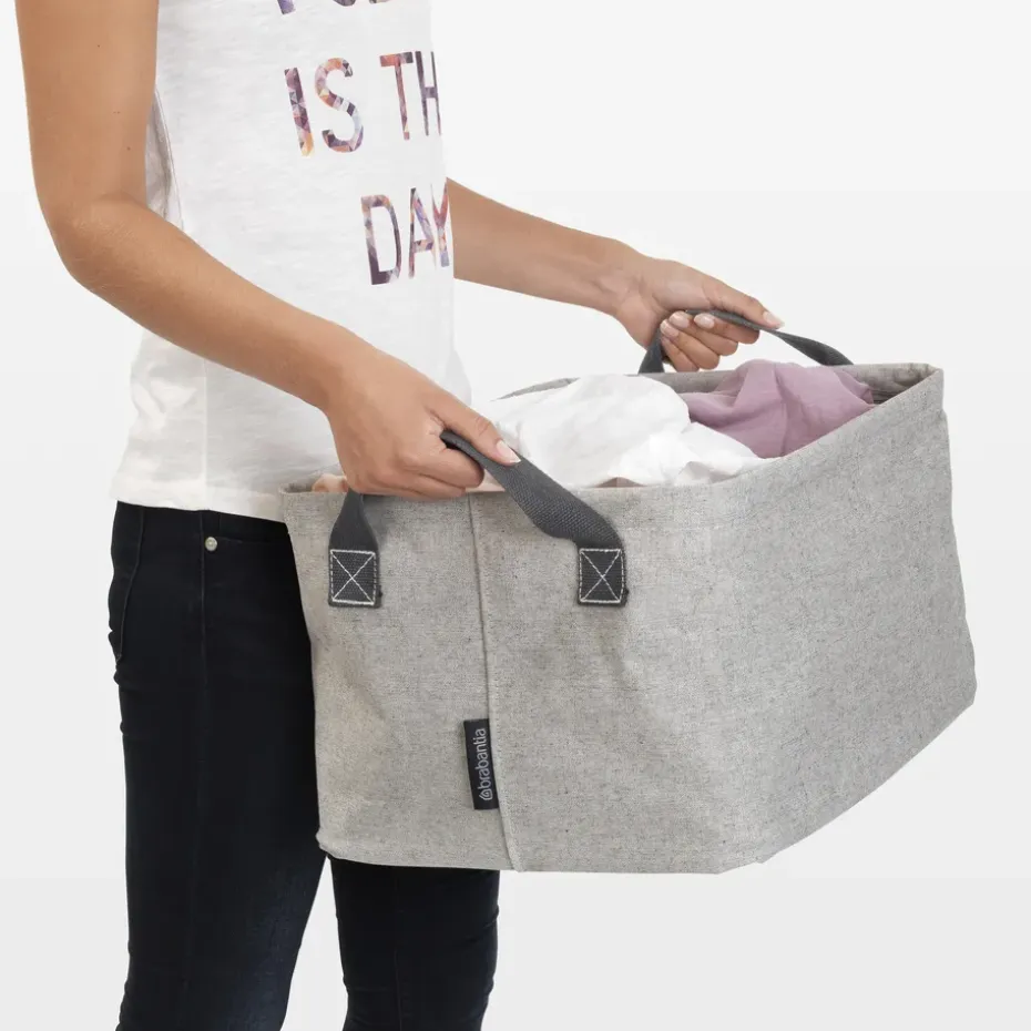 Cesta ropa sucia plegable Brabantia, gris