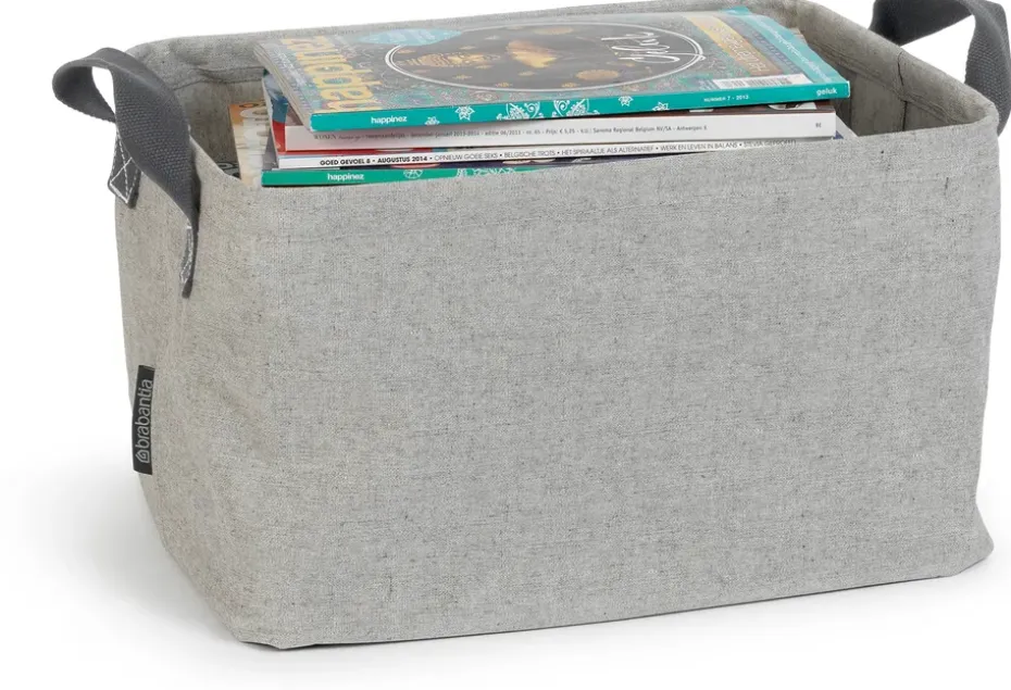 Cesta ropa sucia plegable Brabantia, gris