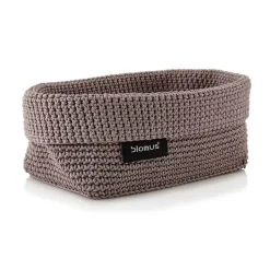 Cesta textil TelaL 12x20 cm, Taupe