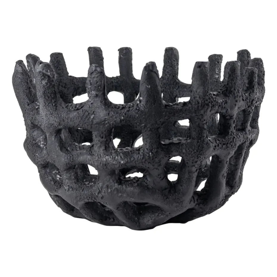 Cesta trenzada Art Piece, Black