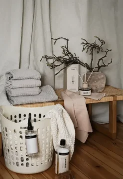 Cesto de la ropa Humdakin Ø39 cm, Beige