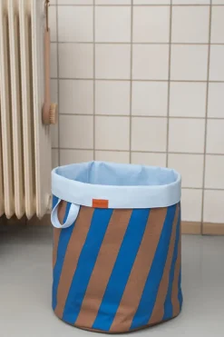 Cesto de lavandería Nova Arte 40x40x50 cm, Cobalt-blush