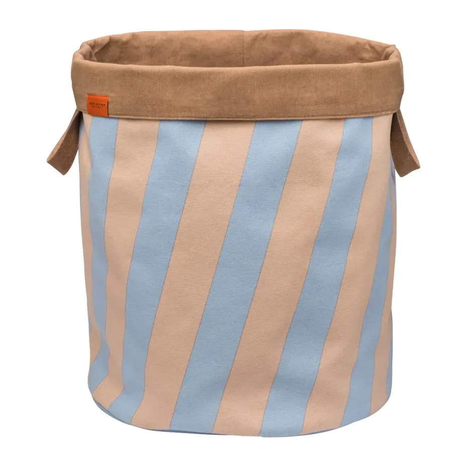 Cesto de lavandería Nova Arte 40x40x50 cm, Light blue-powder rose