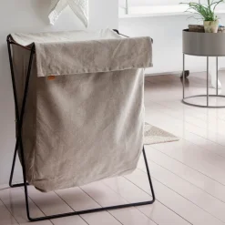 Cesto de ropa Herman, Negro