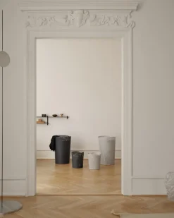 Cesto de ropa Oya 75 L, Gris cálido