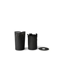 Cesto de ropa Oya 75 L, Gris oscuro