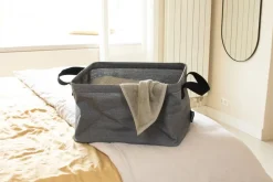 Cesto de ropa plegable Brabantia 35 L, Pepper Black