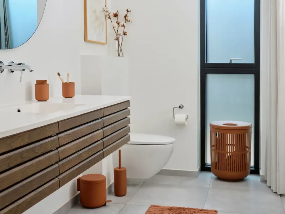 Cesto para colada Ume, Terracotta