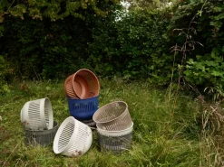 Cesto para la ropa Ume Ø40x29 cm, Terracotta