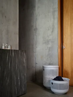 Cesto para la ropa Ume Ø40x29 cm, Soft Grey