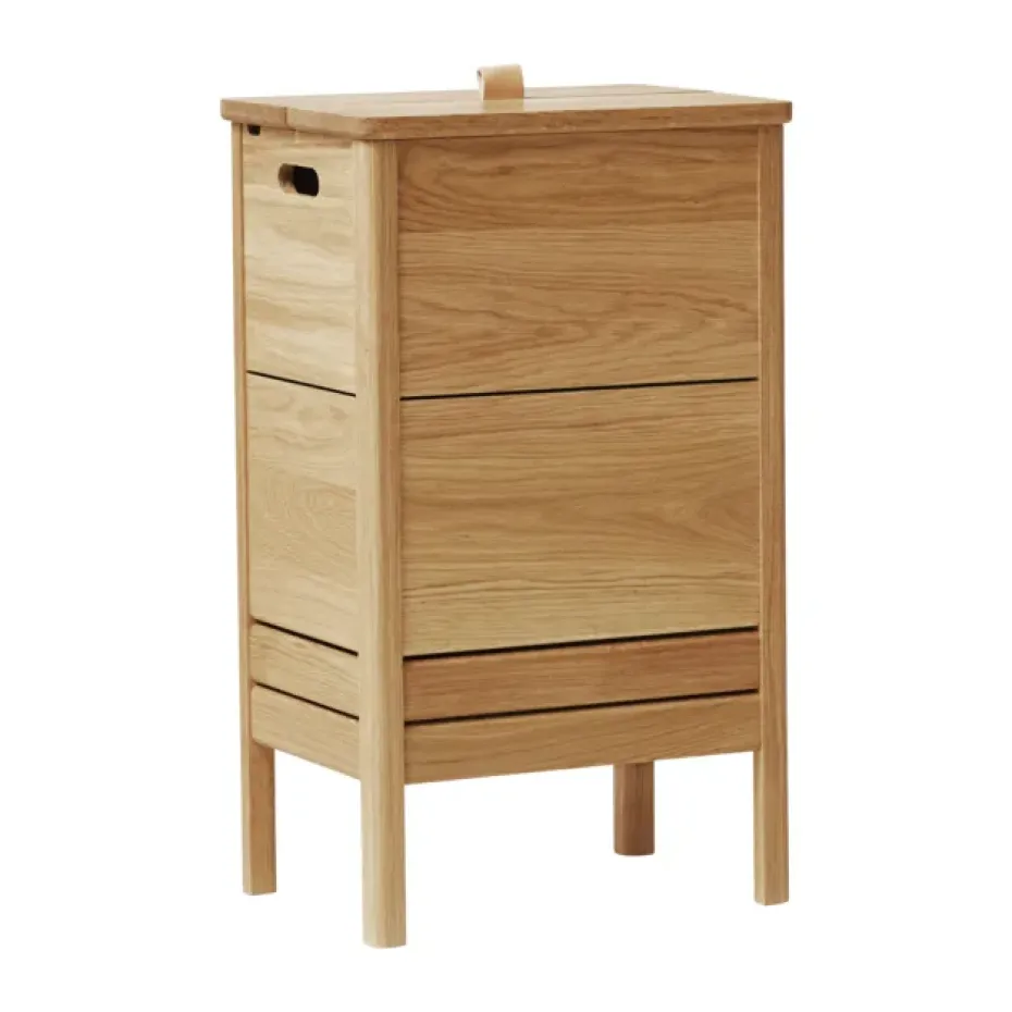 Cesto para ropa A Line, Roble