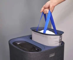 Cesto para ropa Tota 60 L, Negro