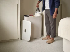 Cesto para ropa Tota Trio 90 L, Crudo