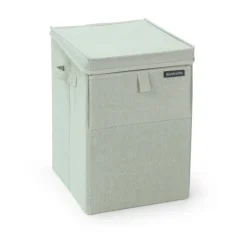 Cesto ropa sucia apilable Brabantia 35L, verde
