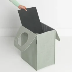 Cesto ropa sucia Brabantia, rectangular 55 L, verde