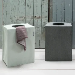 Cesto ropa sucia Brabantia, rectangular 55 L, verde