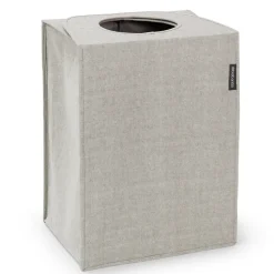 Cesto ropa sucia Brabantia, rectangular 55 L, gris claro