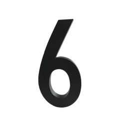 Cifra de aluminio Design Letters 50 mm, 6