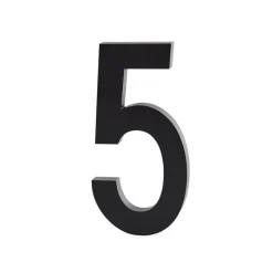 Cifra de aluminio Design Letters 50 mm, 5