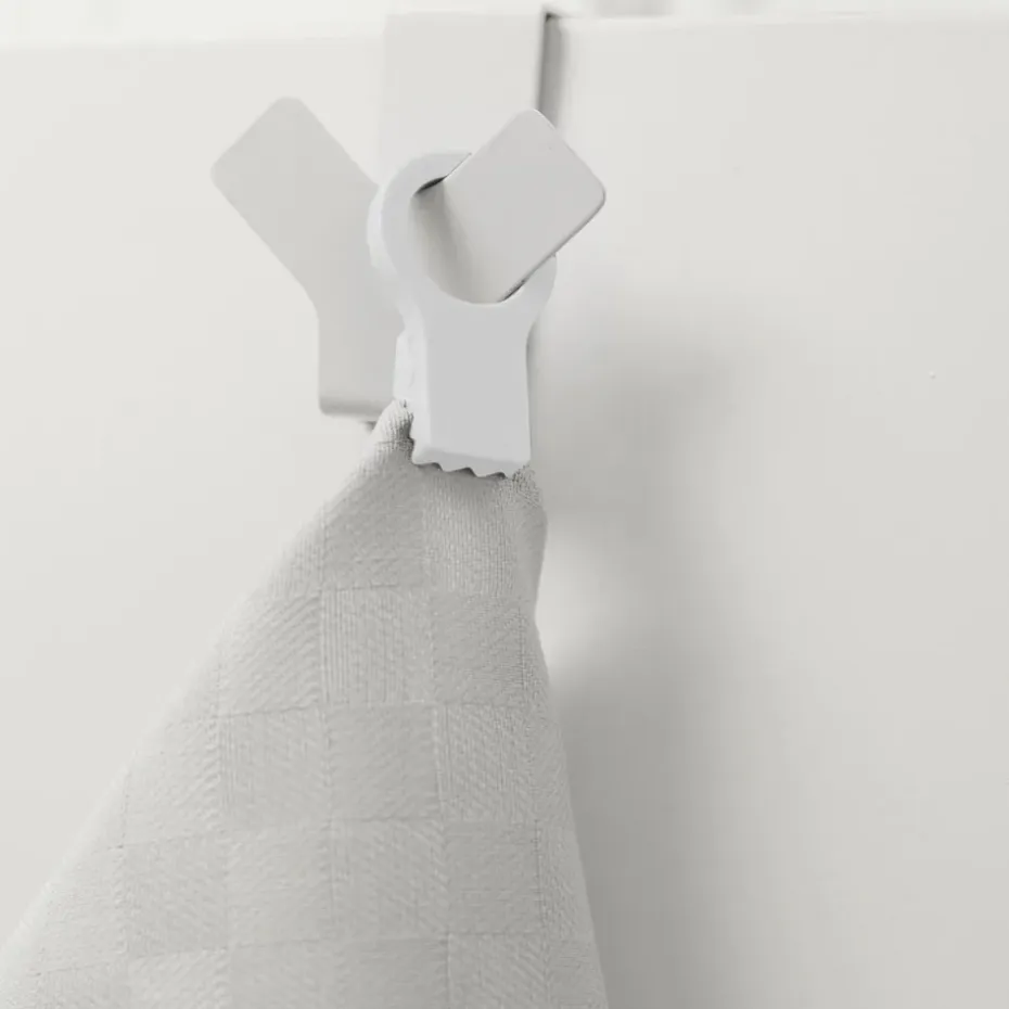 Clips para paños de cocina Bosign Loop 2-pack, Blanco