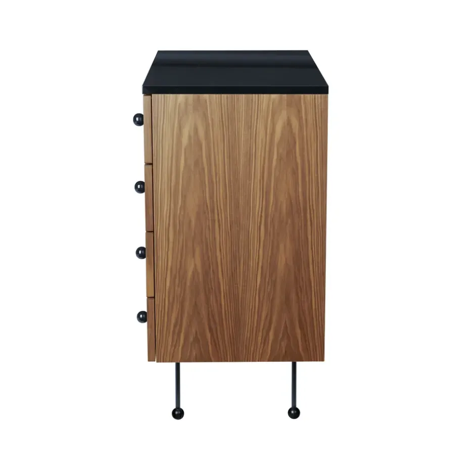 Cómoda 62 Dresser, American walnut, 4 cajones