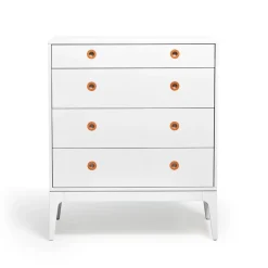 Cómoda Höllviken, Gris claro, 4 cajones