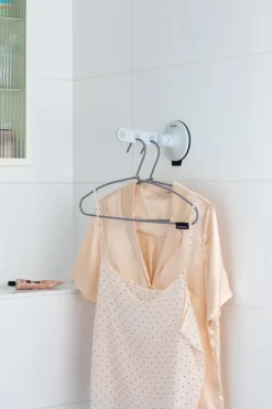 Colgador Brabantia con ventosa, Gris claro