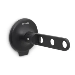 Colgador Brabantia con ventosa, Negro