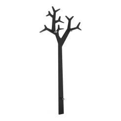 Colgador de pared Tree 194 cm, negro